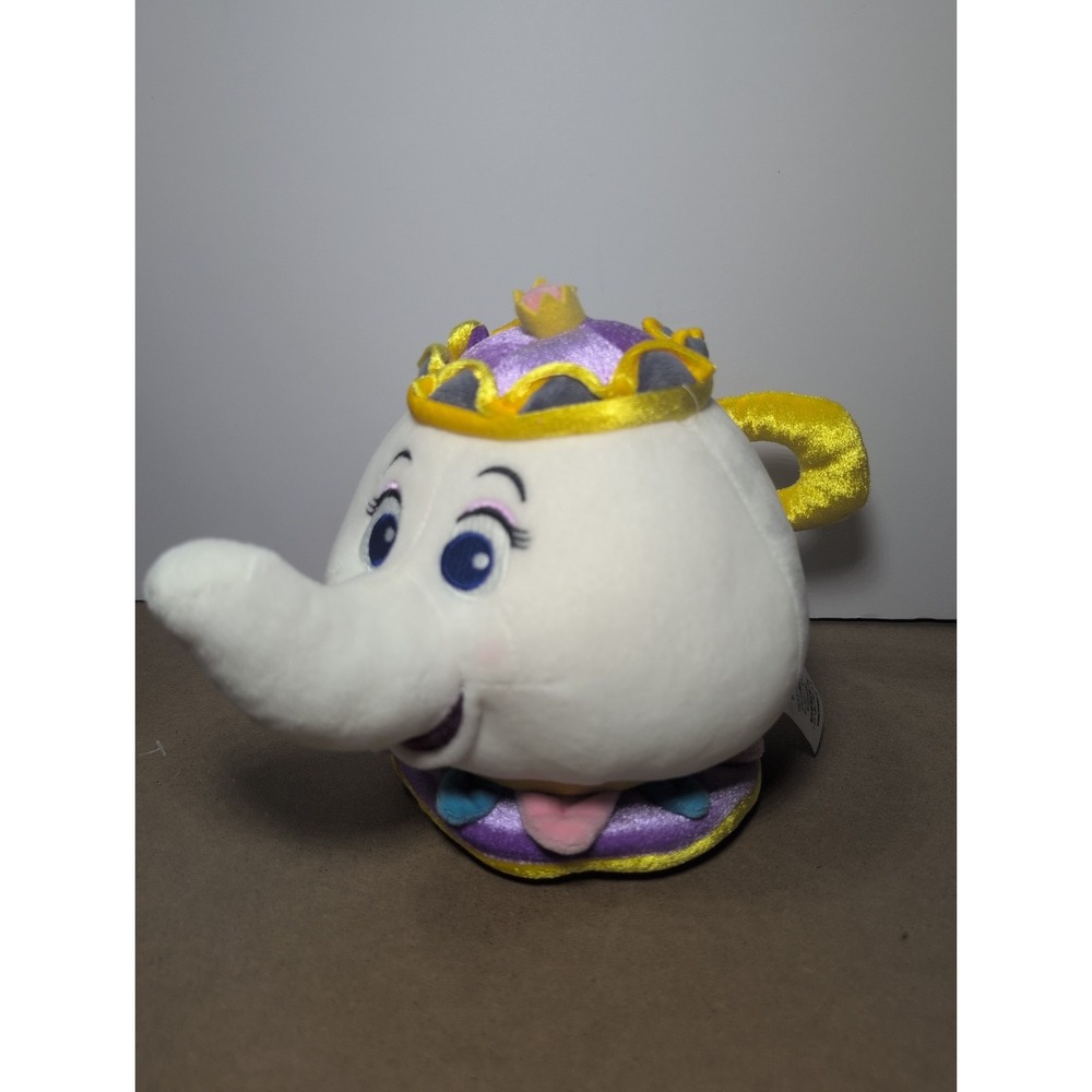 Disney Store Beauty and the Beast Tea Pot Plush Mrs. Potts Doll 10" Toy Vintage